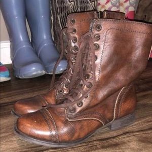 Lucky brand combat boots